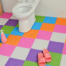 糖果色脚丫DIY自由拼接浴室防滑垫洗澡拼接淋浴垫单片售 防滑地垫