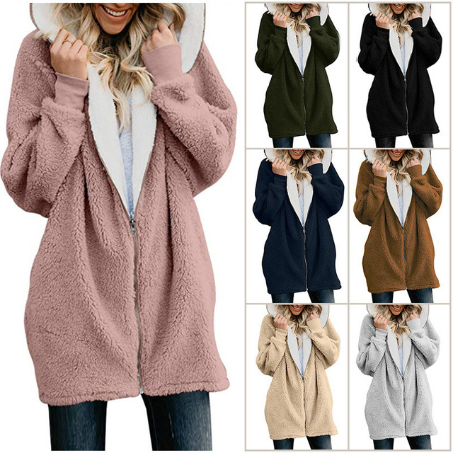 New cap zipper cardigan sweater sweater and sweater 