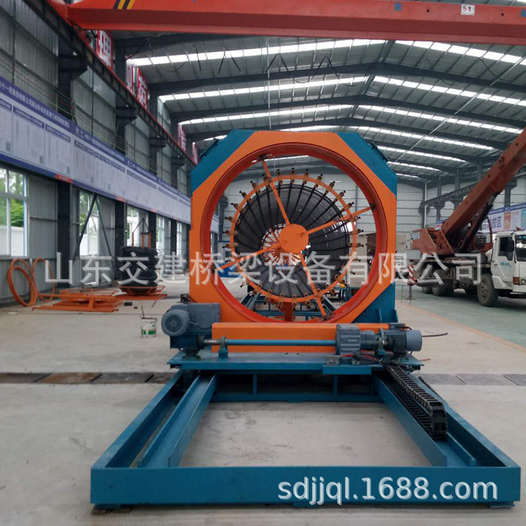山东交建钢筋笼滚焊机 自动钢筋笼成型机滚笼绕筋机 出售滚焊机