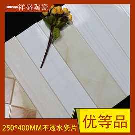 不透水瓷片250*400MM优质内墙瓷片自建房出租房瓷砖工程出口墙砖