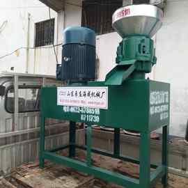 小型商用猪兔子鸡鸭羊饲料颗粒机价格 多功能秸秆饲料颗粒机图片