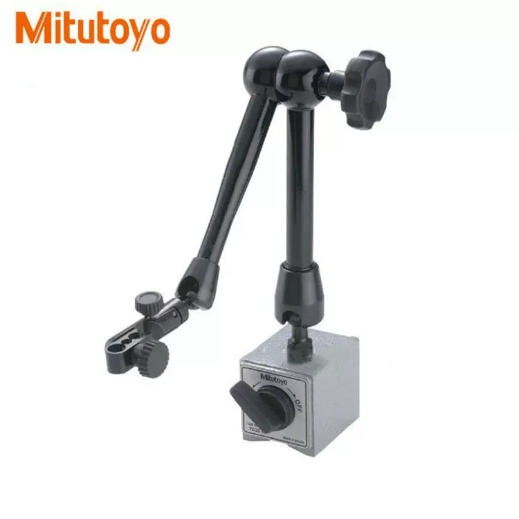 Mitutoyo万向磁性表座7032-10百分表磁性支架 万向台架