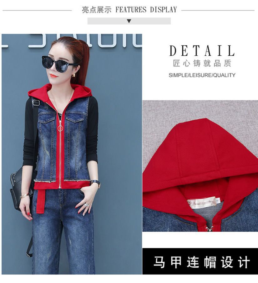 Gilet femme en Denim coton - Ref 3316771 Image 9