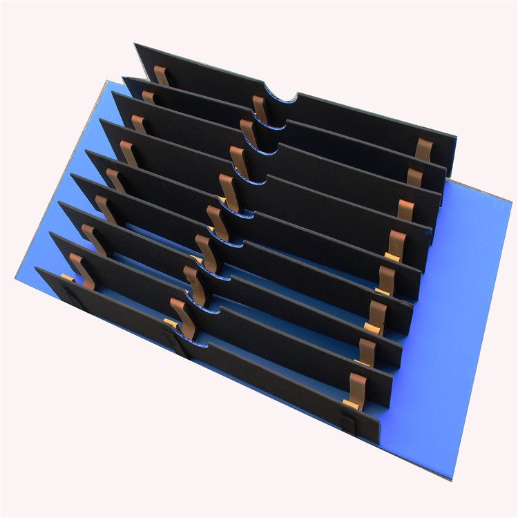 生产订做静电PP塑料中空板隔板 东莞电子厂用黑色防静电中空板箱
