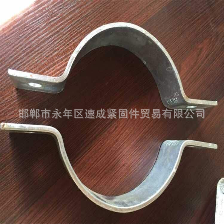 光伏抱箍 镀锌扁铁U型抱箍 永年厂家 可来图 异型抱箍-阿里巴巴
