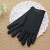 Gloves, thin summer black white autumn elastic set, sun protection, wholesale