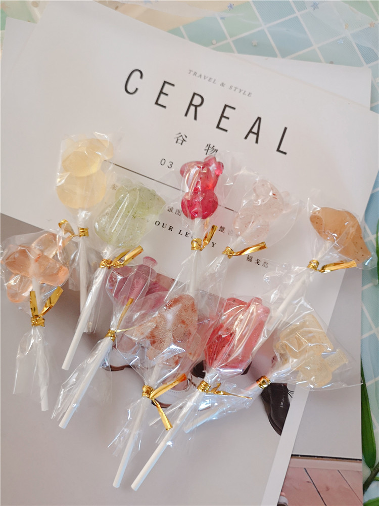 兒童零食休閑寶寶果蔬汁水果手工棒棒卡通糖小禮物糖果10只