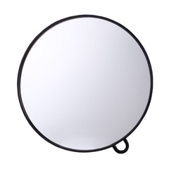 Wanmei plastic high-definition round handle cosmetic mirror hair salon barber shop household hook mirror hair care products