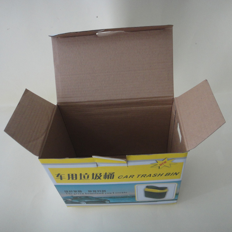 厂家生产 瓦楞彩盒定制 E瓦纸盒定做彩盒印刷车用垃圾桶彩盒
