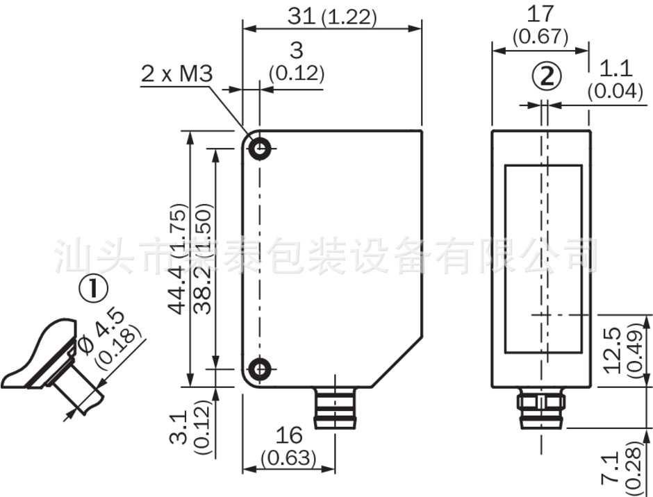 位移测量传感器OD Mini OD1-B100H50I14