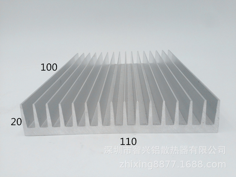 热门优质铝合金型材散热片 增氧机专用铝型材散热片110*20-100