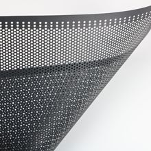 黑色PVC网音箱塑料冲孔方孔网黑色PC磁吸防尘网音响扬声器防尘罩