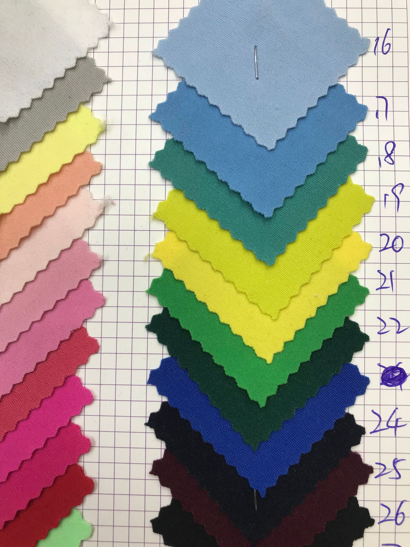 厂家批发涤氨直贡呢面料时尚女装秋冬时尚紧身裙面料直贡呢布料