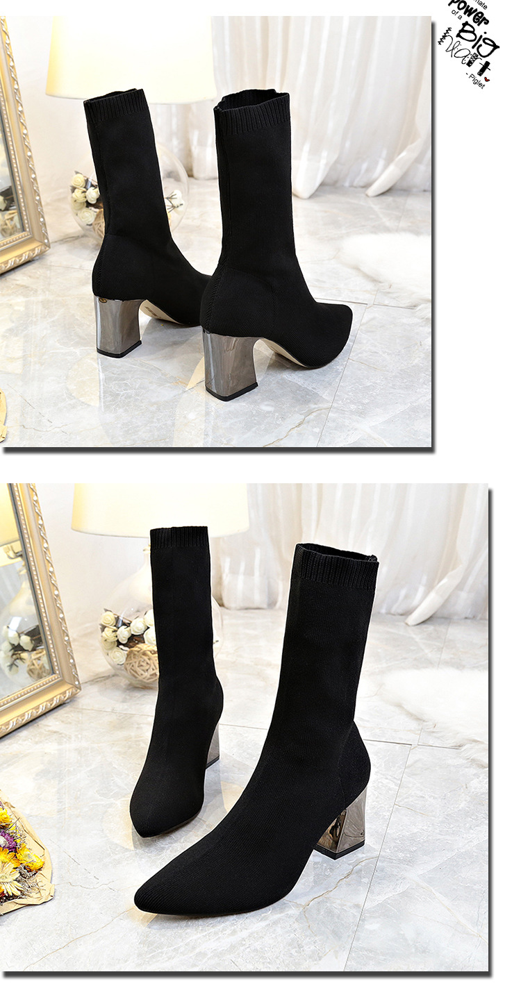 Bottes femme en Volant tissé élastique - Ref 3354781 Image 14