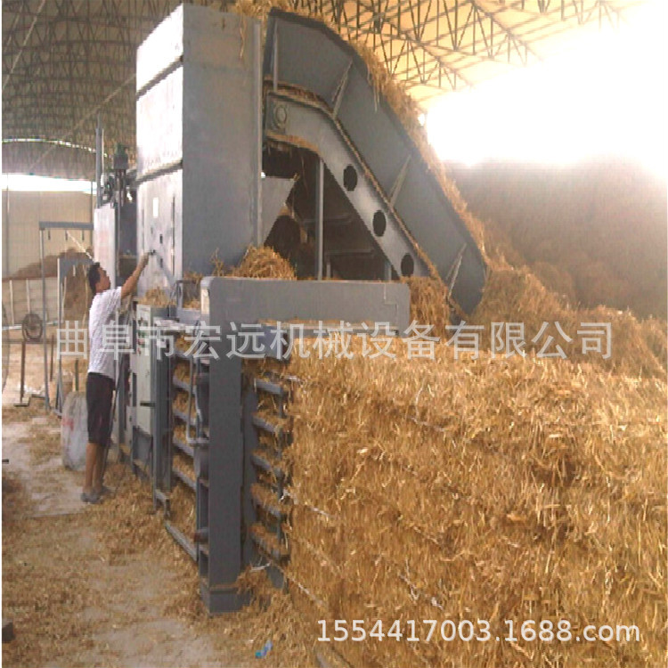 厂家定制废纸箱捆扎机 小型编织袋服装液压打包机 废纸压块机