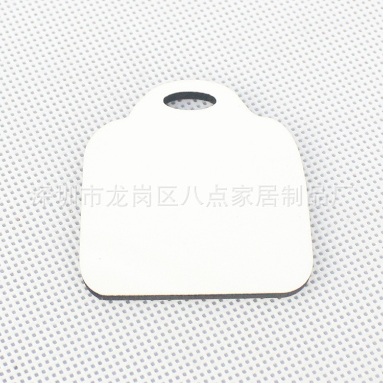 MDF热升华 热转印空白耗材钥匙扣挂件 木画板烫画耗材厂家