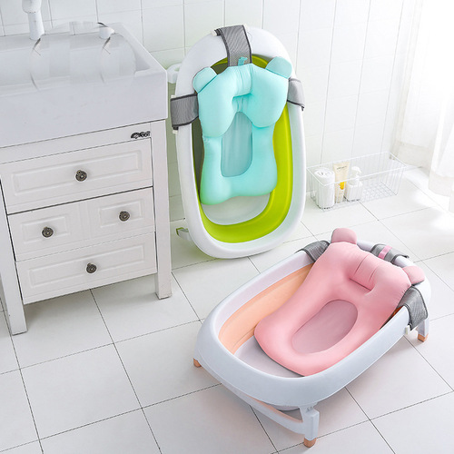Children's products New baby bath mat Bath net pocket Children's bath non-slip mat Baby floating bath mat