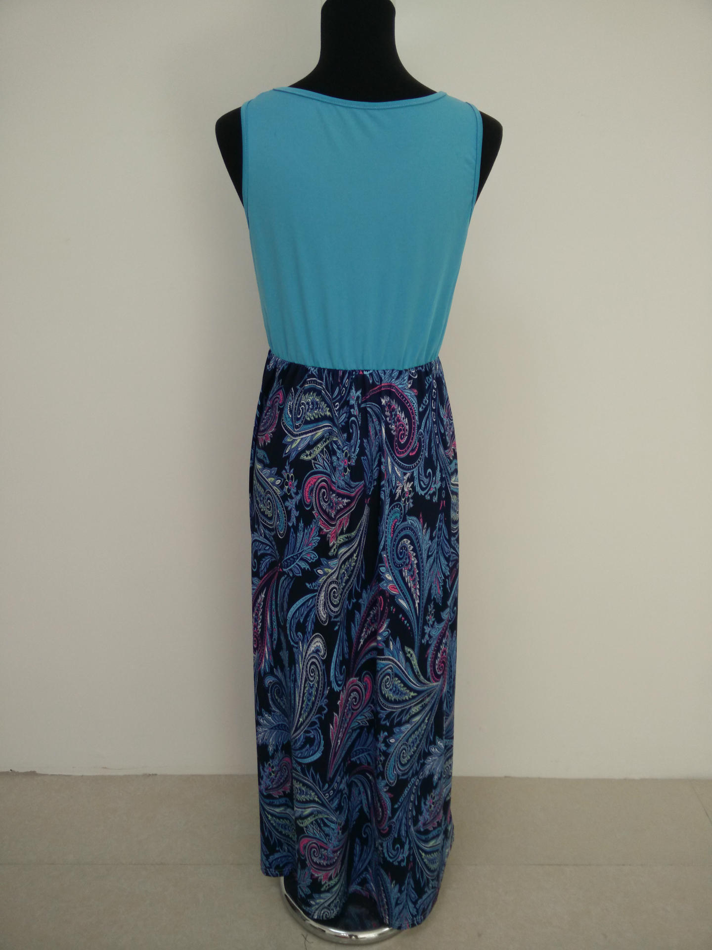 Summer Beach Maxi Dress Bohemian Patchwork Phoenix Print Lightweight Fabric Perfect for Vacation or Casual Outings
