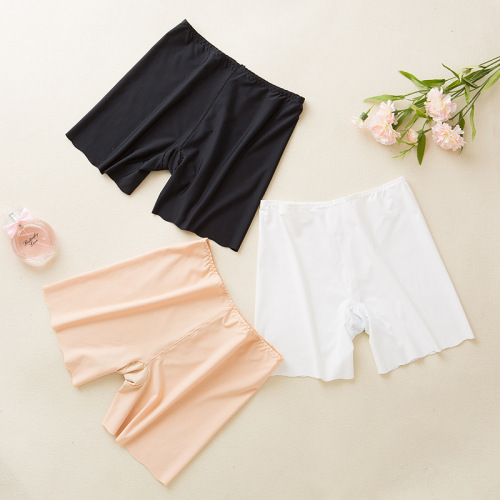 Women's Summer Leggings, Safe Pants, Non-Stripping, Thin Ice Silk Underwear for Women, Wearable Outside