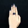 Fashionable jewelry, shiny zirconium, ring suitable for men and women, European style, micro incrustation, wholesale