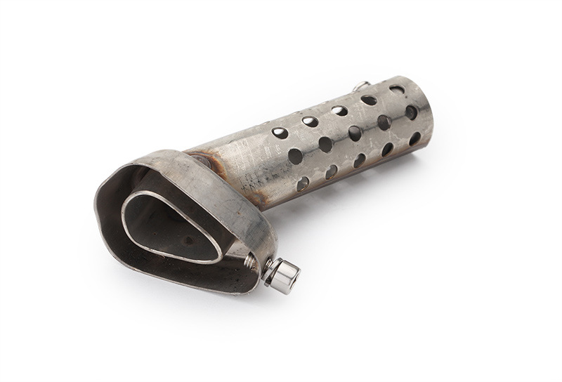 Small Hexagonal Muffler Silencer Plug 51mm Motorcycle Modified Exhaust Pipe Universal Sound Adjustment Silencer