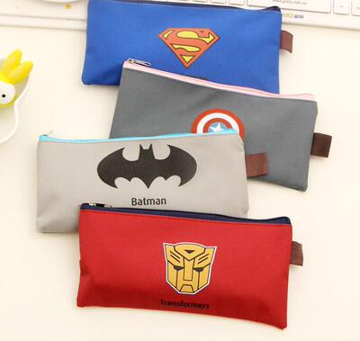 Europe and America Stationery Pencil Bag League of Legends oxford zipper Pencil bag the republic of korea Stationery Cartoon originality Pencil bag