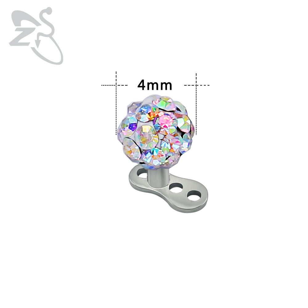 Multi-Drill Skin Graft Nail 316L Stainless Steel Buried Nail for Body Piercing - European American Style detail image 11