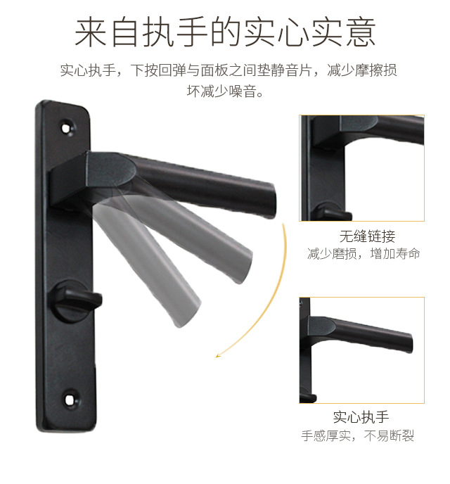Directo de fábrica de aleación de aluminio cerradura de la manija de plástico puerta de acero puerta de madera puerta plana marco de aluminio puerta de acero inoxidable cerradura de la manija