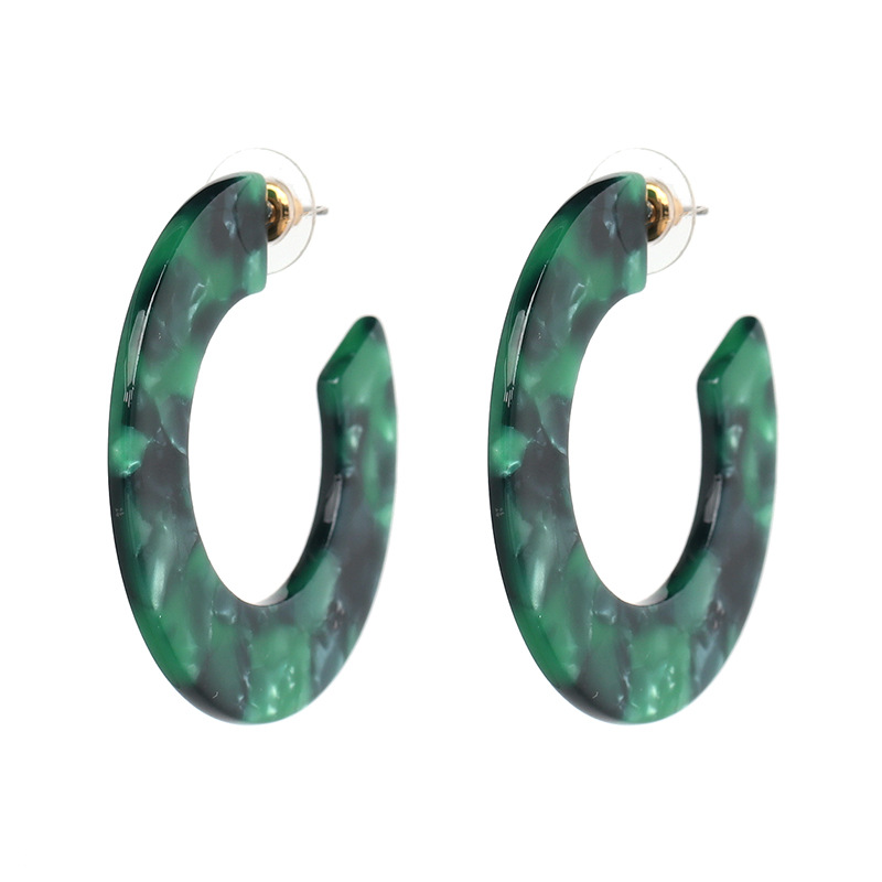 Fashion C Shape No Inlaid Earrings Ear Studs display picture 2