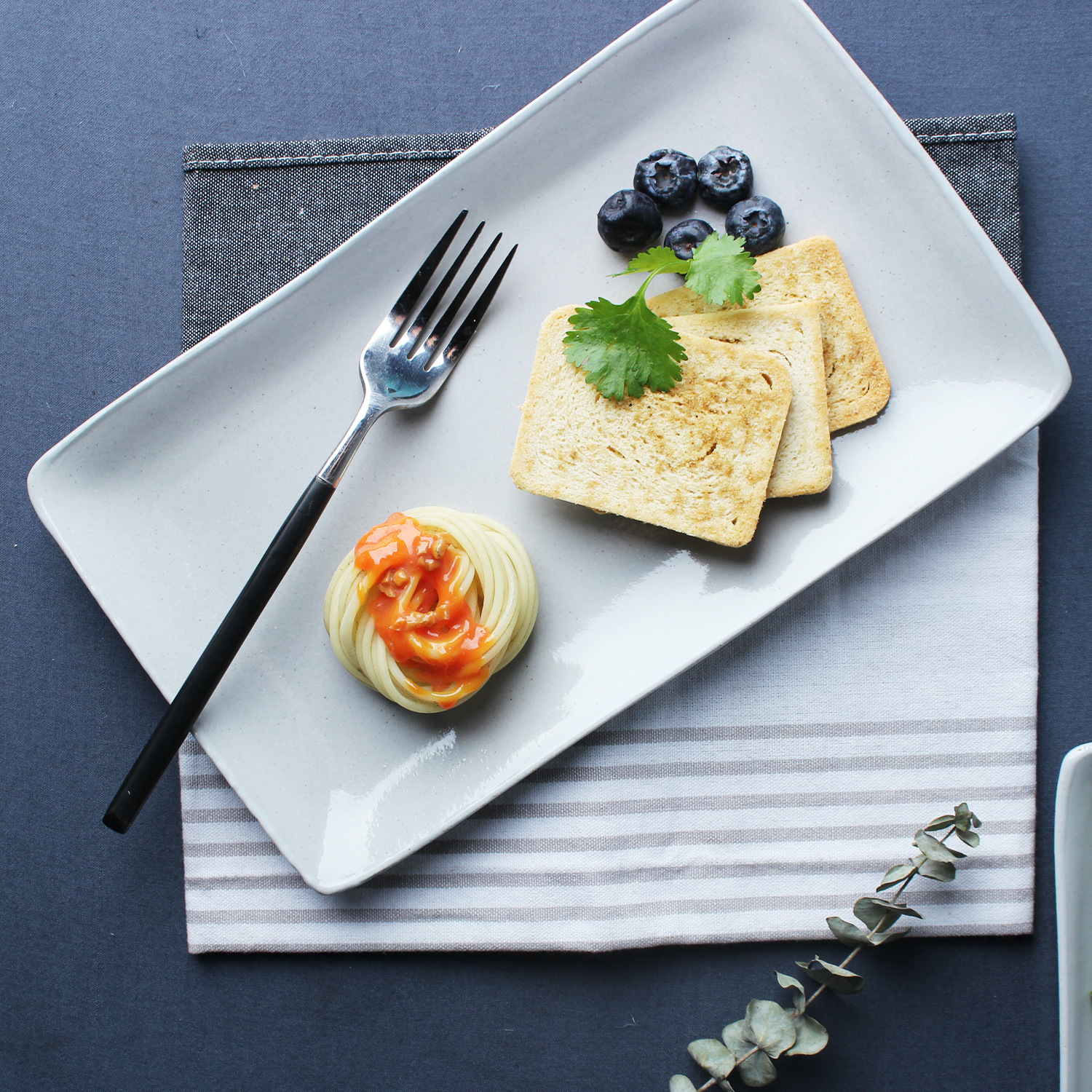 Placa de cerámica retro de estilo japonés Placa de forma especial borde Hotel restaurante vajilla hogar plato de cocina placa plana placa cuadrada