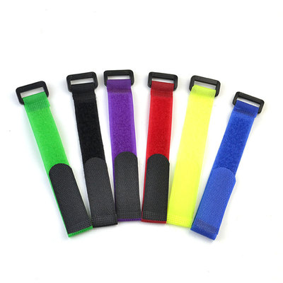 深圳魔术贴厂家供应五彩尼龙捆绑带瑜伽垫整理束线绳塑胶方扣绑带|ru