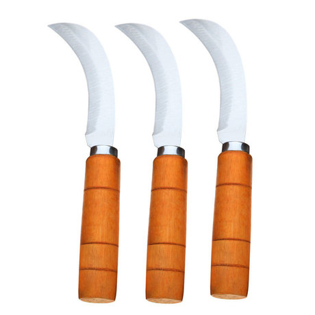 Hai nhân dân tệ cửa hàng dao cán gỗ cây thép không gỉ dứa chuối dao rựa quả dao dao dao peeler đa chức năng nhà bếp Dao và kéo