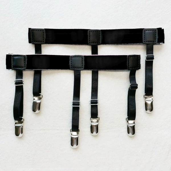【Three-headed duckbill buckle-black one pair】