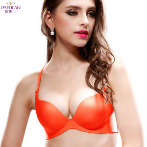 珀依兰 交叉肩带美背文胸新品无痕一片式 聚拢夏季细带露背内衣女
