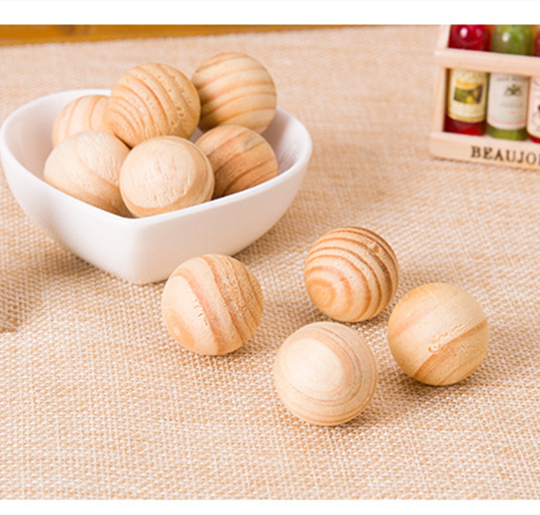 Bola de madera de alcanfor de cuatro estaciones, repelente de insectos, moho, polillas y pastillas de insectos, bolas de alcanfor, cuentas de madera de alcanfor, aire fresco 10 piezas