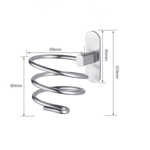 Saint Ruijia space aluminum punch-free hair dryer shelf bathroom storage rack hair dryer rack hair dryer rack wall hanging
