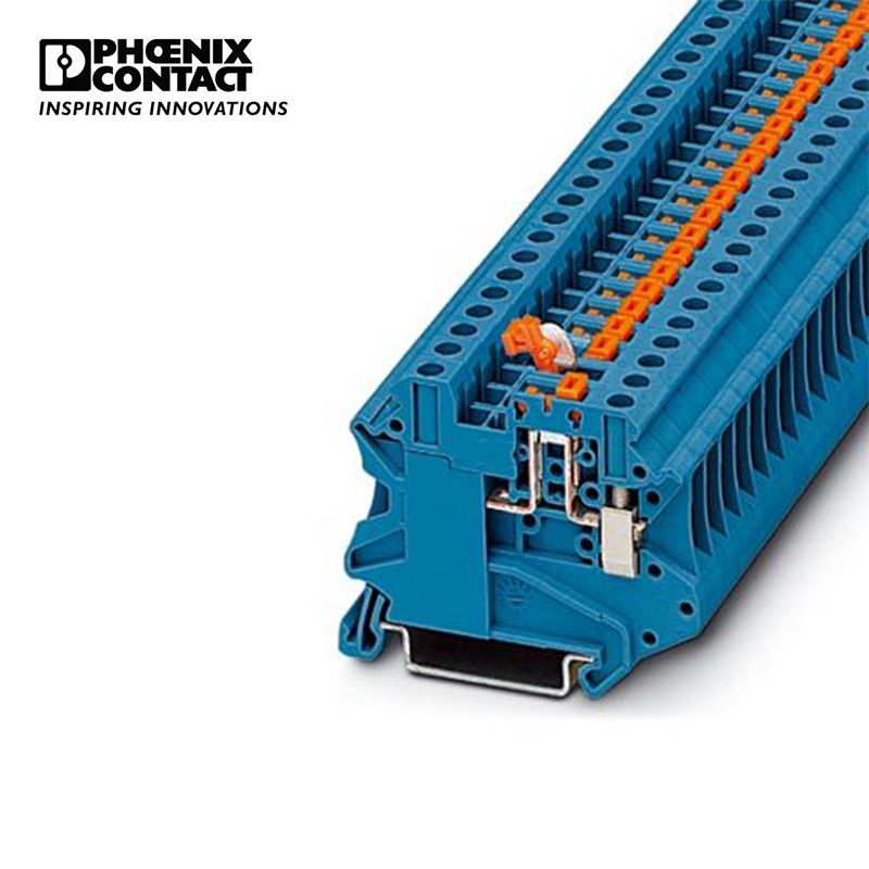 菲尼克斯 刀闸分断端子4平方螺钉连接凤凰端子 UT 4-MT BU