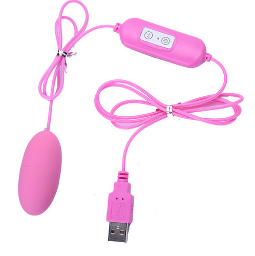 Women's usb charging frequency conversion single vibrating egg remote control convenient double vibrating egg simple packaging single jumping one piece drop shipping