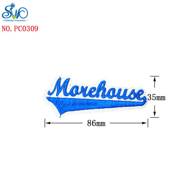 英文刺绣布贴 可logo 欧美英伦风DIY补丁贴 服饰辅料卡通布贴