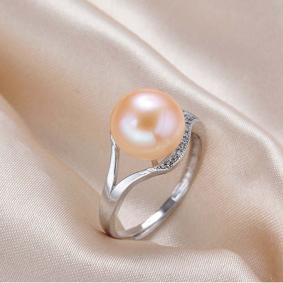  adjustable ring pearl, European style, Aliexpress