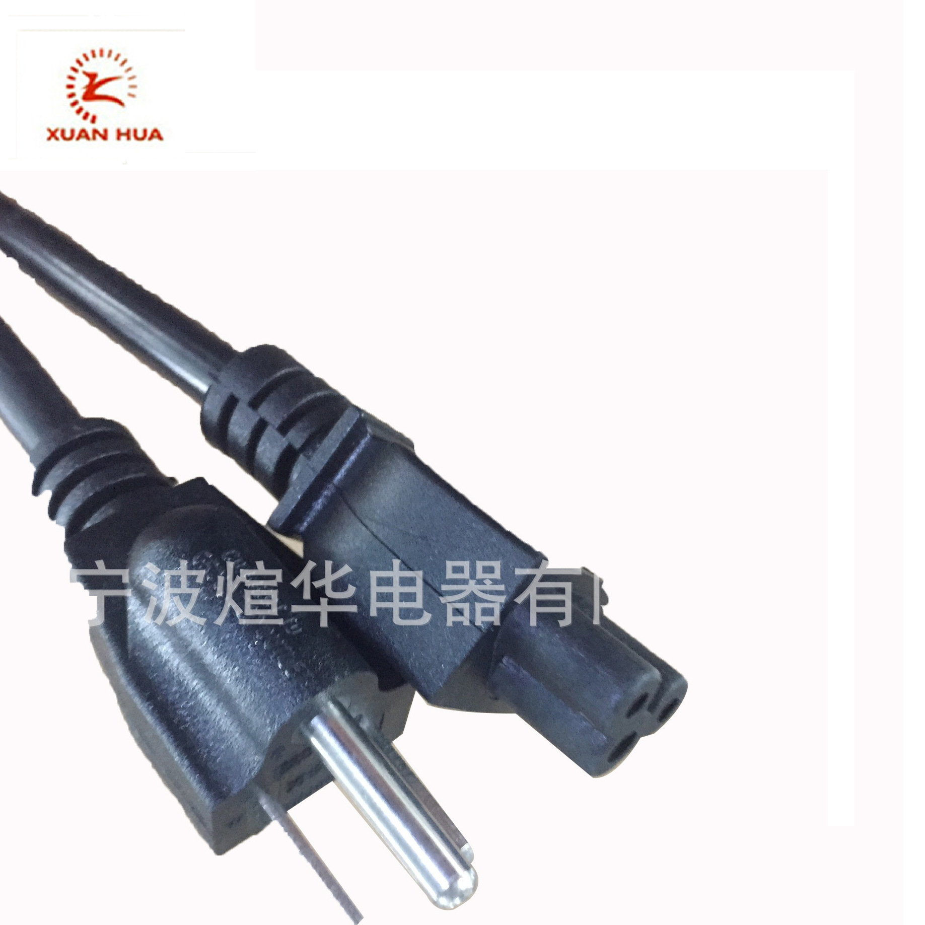 供应美标15A电源延长线 梅花尾准延长线 IEC米老鼠连接线美标220V