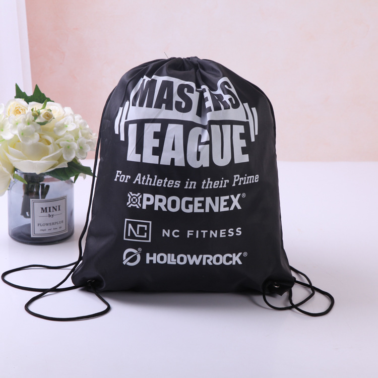 骑行游泳拉绳袋足球装备休闲登山运动束口抽绳袋量大从优轻便耐用
