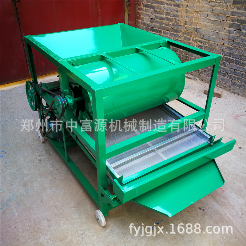 小型多功能直线振动筛选机 大豆 花生 小麦 玉米粮食震动筛选机