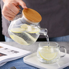 定制批发早餐豆浆壶 手工玻璃茶壶 高硼硅耐热过滤泡花茶壶