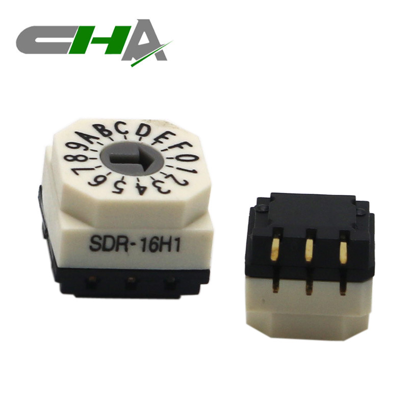 上海旋转编码开关厂家直销10X10旋转编码开关档位开关1248C编码|ms