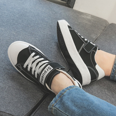2018秋季新款帆布鞋男学生韩版潮流ins小白鞋情侣鞋bf街拍板鞋子|ru