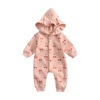 Children's overall, velvet down jacket, brand bodysuit for new born, increased thickness