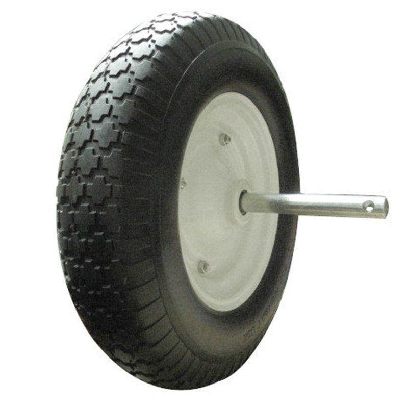 400-11欧美环保 发泡胎  手推车工具车用免充气轮胎