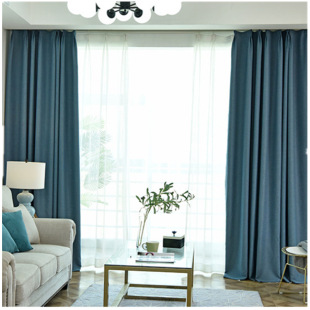 Zhejiang Kailun linen-like yarn flame retardant linen-like shading cloth hotel engineering fireproof polyester curtain fabric shading cloth