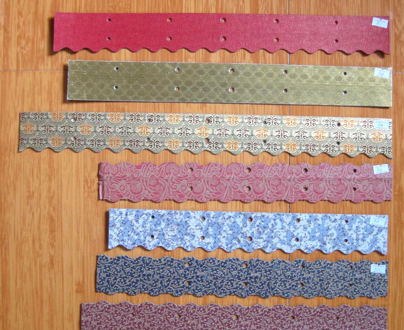 厂家批发挂历条红木条(密度板)铜版纸挂历专用 无纺布挂历夹条|ms